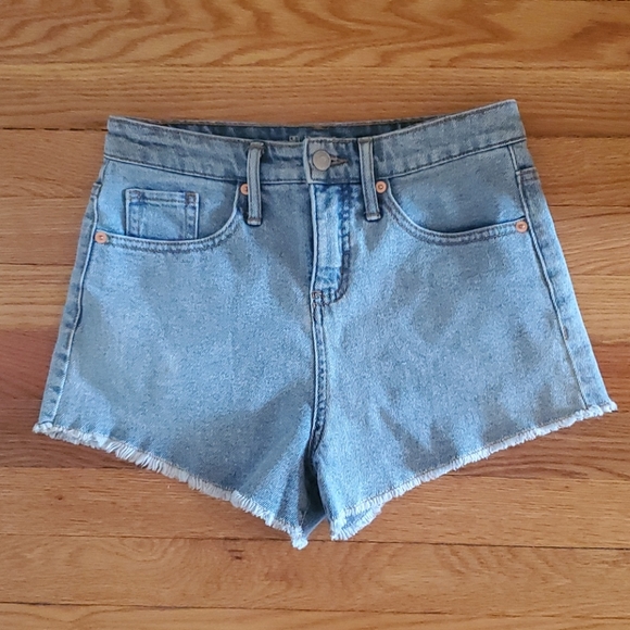 3/$12 High Rise Light Wash Shorts - Picture 1 of 6